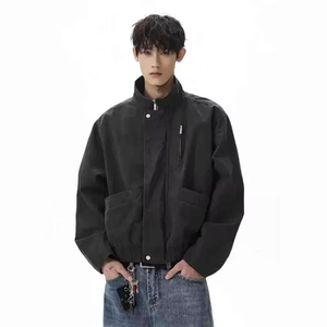 Custom Logo Men's Cotton <b>Canvas</b> <b>Jacket</b> Boxy Fit Thick Warm Button Closure Cotton <b>Canvas</b> <b>Jacket</b> - Product Image 5