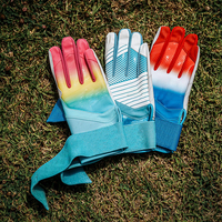 Guantes de Bateo de Color Sólido Populares al por Mayor, Precio Económico, Servicio OEM, Buena Calidad, Guantes de Bateo con Doble Costura