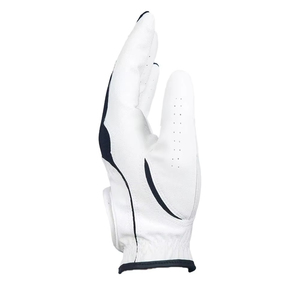 Guantes de golf para mano derecha, color negro, blanco, tela de microfibra antideslizante, guante deportivo unisex - Product Image 4