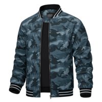 Blouson bomber pour homme, veste décontractée légère, poches cachées, ourlet et poignets côtelés, fabrication sur mesure, faible MOQ, tissu respirant