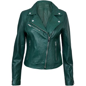 Women Leather <b>Zip</b> <b>Up</b> <b>Jacket</b> with Soft Genuine Leather Comfortable Fit and ODM Production Ready - Product Image 5