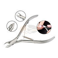 Coupe-ongles professionnels en acier inoxydable à bout courbé, robustes, pour podologie, lot de 6, pour ongles épais, coupe-ongles pour doigts, soins pour bébés