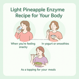 Extracto de Piña OEM, Bromelina, Quercetina, Papaina, Polvo de Enzimas, Suplemento Digestivo, Salud Intestinal para Adultos, Alimento Saludable Coreano, 2.5g - Product Image 6