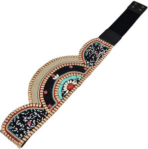 Handmade Embroidery Belt Budget Friendly Ethnic Waist Belt for Women Saree Lehenga and Wedding Wear - Product Image 4