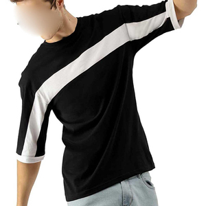 เสื้อยืดโอเวอร์ไซส์ผู้ชายสุดหรู ผ้าฝ้าย 100%  รับสกรีนโลโก้ คุณภาพสูง เนื้อผ้าหนา (220 กรัม) เป็นมิตรต่อสิ่งแวดล้อม ระบายอากาศได้ดี เสื้อยืดแขนยาว - Product Image 2