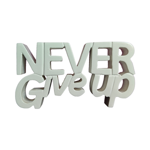 Adorno de Madera Decorativo Pintado en Blanco, Diseño Creativo para Decoración de Mesa o Decoración Personalizada para Oficina o Habitación - Product Image 3