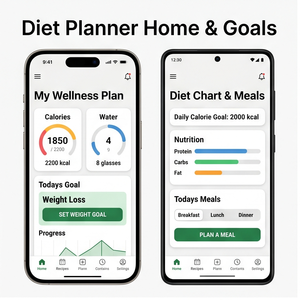 Application RoyalCraft Diet Planner – Plans repas, suivi nutritionnel, guide de perte de poids et d'alimentation saine IOS/Android/Linux/Mac - Product Image 1