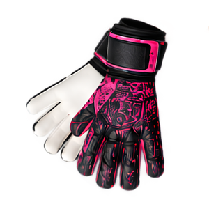 Guantes de Portero de Fútbol BLACK RACING GEAR, Alta Protección y Agarre, Material PU, Cierre de Tirón, Duraderos para Entrenamiento y Partidos - Product Image 4