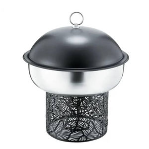 Cazuela de metal elegante con caligrafía árabe, estilo chafing dish, para calentar y servir comida, ideal para venta al por mayor. - Product Image 3