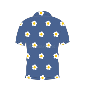 เสื้อโปโลพิมพ์ลายเดซี่แบบกำหนดเอง แขนสั้น สวมใส่สบาย เหมาะสำหรับกอล์ฟ เทนนิส ชุดทีมฤดูร้อน - Product Image 6