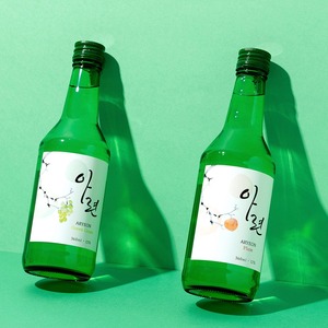 [So1ne Company] Licor coreano de frutas en botella verde de 360 ml, 100 % filtrado con carbón de bambú, con sabor a ARYEON Soju - Product Image 1