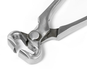 Pince à sabots demi-ronde en acier inoxydable pour soins des sabots de cheval, outil de coupe réutilisable certifié CE - Product Image 2