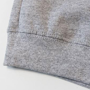 <b>Men's</b> Premium Heather <b>Grey</b> Solid Lined Cotton Fleece Crewneck Pullover <b>Sweatshirt</b> | Urban Athletic Gym Training Activewear - Product Image 4
