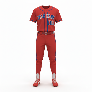 Uniforme de Béisbol Personalizable de Poliéster de Secado Rápido y Transpirable, Jersey y Pantalón, Ropa Deportiva Sublimada Estampada de Alta Calidad - Product Image 3