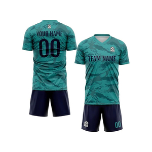 ชุดเสื้อฟุตบอลพิมพ์ลายแบบซับลิเมชั่นสั่งทำพิเศษ คอวี แขนสั้น ผ้าโพลีเอสเตอร์ 100% ระบายเหงื่อได้ดี สำหรับทีมผู้ใหญ่ ยูนิเซ็กซ์ - Product Image 4
