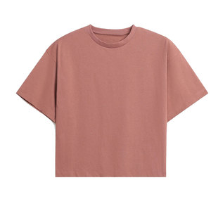 Camiseta Básica Informal de Algodón Suave, Camiseta Personalizada para Mujer, Ropa Informal de Moda de Algodón de Alta Calidad - Product Image 1