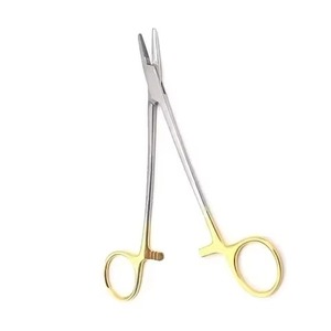 DeBakey Needle Holder T.C Gold 200 mm 20-250-200 Stainless Steel Manual Surgical <b>Instrument</b> High <b>Temperature</b> Sterilization for - Product Image 5
