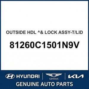 Serrures et quincaillerie de porte extérieures neuves Sonata 81260C1501N9V - Product Image 1
