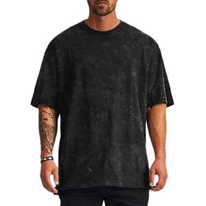 Camiseta Gráfica Oversize, las Mejores Camisetas Coreanas para Hombre con Logotipo Frontal, Camisetas con Diseño Liso - Product Image 3