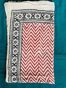 Women's Long Cotton Scarf with Leaf Pattern and Custom Logo Printing-Quick Dry Breathable Durable Lightweight Beach Accessory - Product Image 4