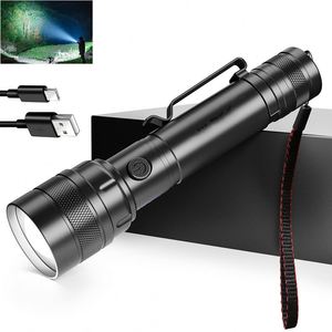 CITICITY <b>LED</b> <b>Rechargeable</b> Aluminum Alloy Tactical Flashlight 3 Modes Warranty Camping Hiking Climbing Emergency Use - Product Image 1