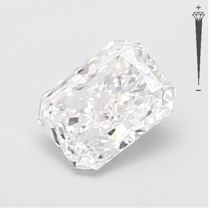 Diamante Cultivado en Laboratorio con Certificación IGI, Corte Radiante de 1.21 CT, Color D, Claridad VVS2, CVD LG 803658279, ROYAL GEMS SUPER, para Joyería - Product Image 3