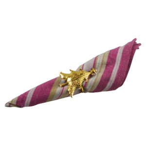 Anneau de serviette en métal doré en forme de fleur pour la décoration de table, support de serviette coloré pour la table à manger, hôtels et restaurants - Product Image 3