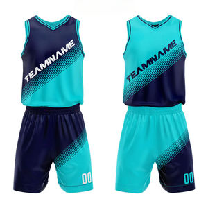 Uniformes de Baloncesto Transpirables de Alta Calidad para Hombre y Mujer de Sublimation Factory, Conjuntos Deportivos al por Mayor, Fabricación de Ropa Deportiva, Corte Ajustado Personalizado - Product Image 1
