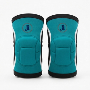 Genouillère de compression sportive haut de gamme en tissu extensible respirant et confortable pour la gym, l'entraînement et le fitness - Product Image 1