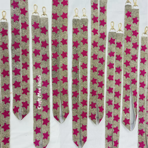 La correa de monedero con cuentas de plata Rosa personalizada Super Star para las amantes de los deportes de las damas mejora tu aspecto a precios al por mayor - Product Image 1