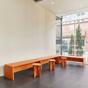 4GoodThings Recycled <b>Plastic</b> Modern Water Resistant Durable 2-Seater Outdoor Leisure School Patio <b>Bench</b> Eco Friendly - Product Image 3
