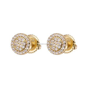 Hermosa Joyería de Plata de Ley 925 con Diamantes Cultivados en Laboratorio, Diseño Elegante y Chapado en Oro - Product Image 1