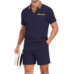Ensemble Homme Décontracté Respirant Style Urbain 2026 – T-shirt et Short d'Été à Manches Courtes – Tenue de Sport Oversize - Product Image 1
