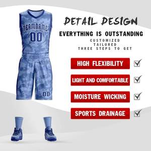 Basketball <b>Jersey</b> <b>Shorts</b> Men <b>Women</b> Team Uniform Summer Quick Dry Breathable Fabric Anti-Bacterial Sublimation Print Oem Custom - Product Image 2