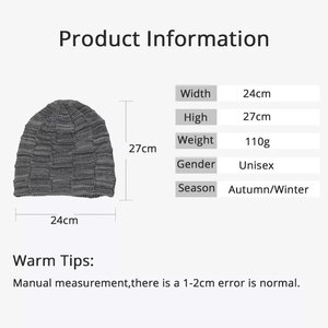 New 2026 Direct Factory Wholesale <b>Winter</b> Casual 100% Cotton Jacquard High Quality Beanie <b>Cap</b> <b>Men</b> Knitted Cute - Product Image 6