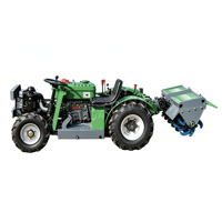 Mini Cultivadora Rotativa Multifuncional de Cuatro Ruedas