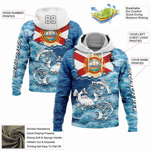 Sudadera con Capucha de Pesca Impermeable y Transpirable de Secado Rápido UPF50+ de Tallas Grandes, Personalizada al por Mayor, con Protección Frontal de Manga Larga de Alto Rendimiento - Product Image 5