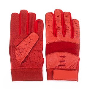 Guantes de Bateo ELIXE SPORTS de Cuero Negro con Cierre de Velcro Acolchado, Unisex para Adultos, Transpirables, Duraderos, Flexibles y Ligeros - Product Image 3