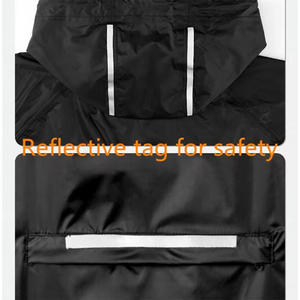 Veste de pluie imperméable pour homme, idéale pour la randonnée, le camping en plein air, coupe-vent respirant et léger, fabrication OEM, personnalisation de la marque - Product Image 6