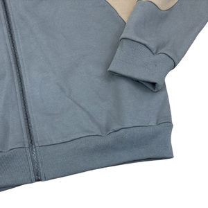 Sudadera con capucha Glory Custom Color Block con cremallera para hombre, mezcla de algodón y forro polar, estilo urbano, venta al por mayor, OEM - Product Image 5