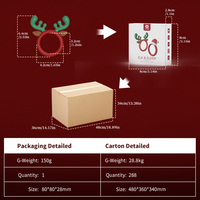 S-HANDE Vente en gros d'usine Cadeaux de Noël bien-être Jouet sexuel pour hommes en forme de cerf de Noël rouge pour retarder l'éjaculation