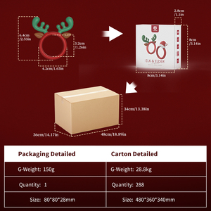 S-HANDE Venta al por Mayor de Fábrica, Regalos de Navidad para el Bienestar, Anillo para Pene con Diseño de Alce Navideño Rojo, Juguete Sexual para Hombres, Retrasa la Eyaculación - Product Image 6