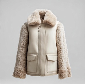 เสื้อแจ็คเก็ตหนังขนสัตว์คุณภาพสูงสำหรับผู้หญิง - Product Image 1