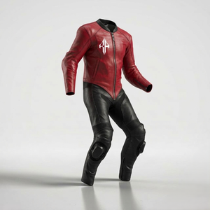 ชุดมอเตอร์ไซค์หนังแท้สำหรับแข่งรถ รุ่นล่าสุด ดีไซน์พรีเมียมคุณภาพสูง สำหรับผู้ชาย  แบบสั่งตัดได้ - Product Image 6