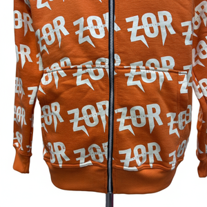 Sudadera con capucha y cremallera completa para hombre, con logo serigrafiado personalizado de la mejor calidad, 100% algodón polar, 450 gsm, cómoda y transpirable. - Product Image 3