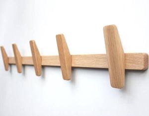 Modern Wooden Coat Hanger <b>Rail</b> - Product Image 6
