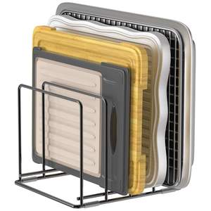 Étagère murale moderne en fer à double niveau multifonctionnelle pour cuisine, support de rangement pratique pour la maison, organisateur de cuisine OEM - Product Image 6
