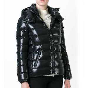 Wholesale Factory Made Winter Knitted Waterproof Puffer Jacket for <b>Men</b> Full Zipper Custom Logo Street Wear - Product Image 3