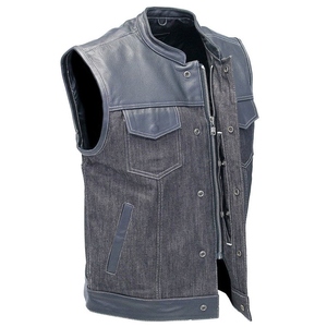 Gilet en cuir premium pour homme 2026, grande taille, réversible, imperméable, coupe-vent, séchage rapide, écologique, respirant, col en V, hiver, décontracté - Product Image 5