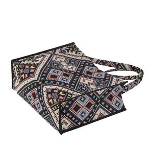 Nouvel arrivage de sacs à provisions fourre-tout en tissu jacquard laminé de qualité supérieure respectueux de l'environnement avec poignée automatique et prix abordable - Product Image 3